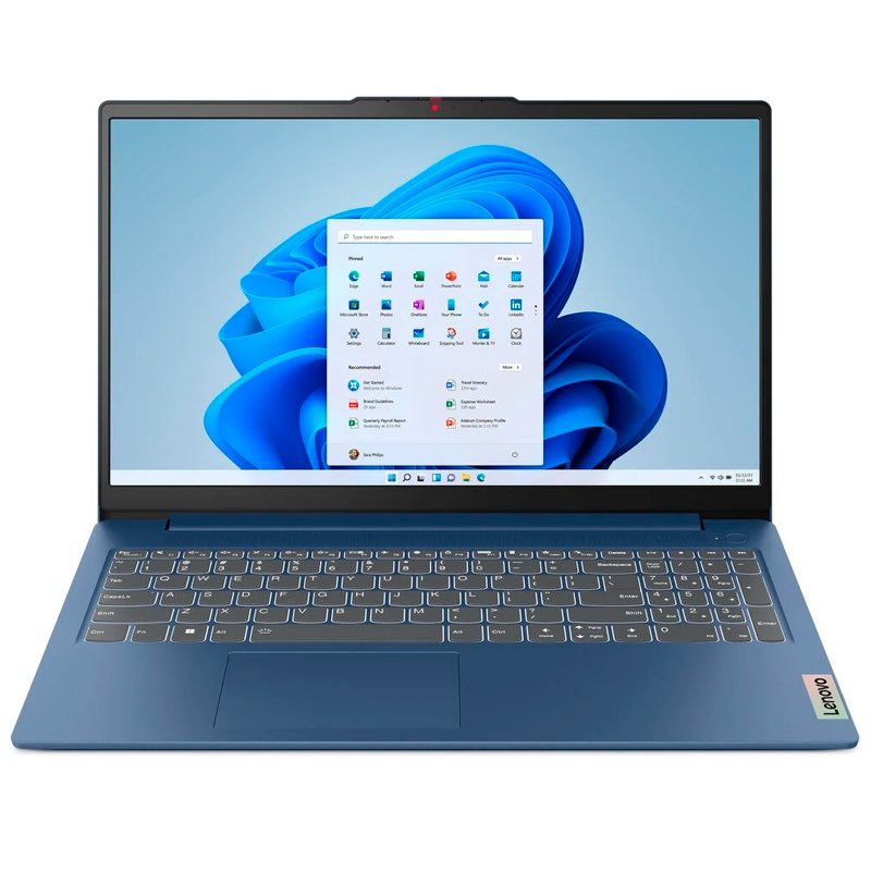 Notebook lenovo ideapad slim 3 15.6" fhd tn core i5-12450h 2.0/4.4ghz 16gb lpddr5-4800